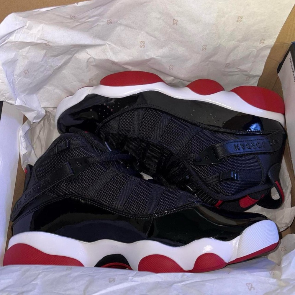 Jordan 6 rings black red white - Picture 3 of 5